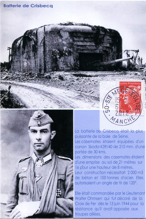 39 -  Les batteries allemandes : Crisbecq 2