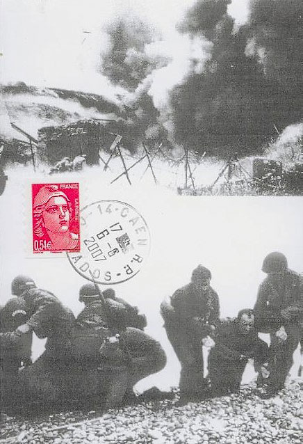 71 -  Les lieux du dbarquement : Omaha beach 12