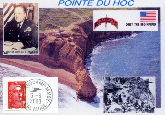 84 - Les lieux du dbarquement : La pointe du Hoc 1