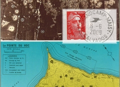 85 - Les lieux du dbarquement : La pointe du Hoc 2