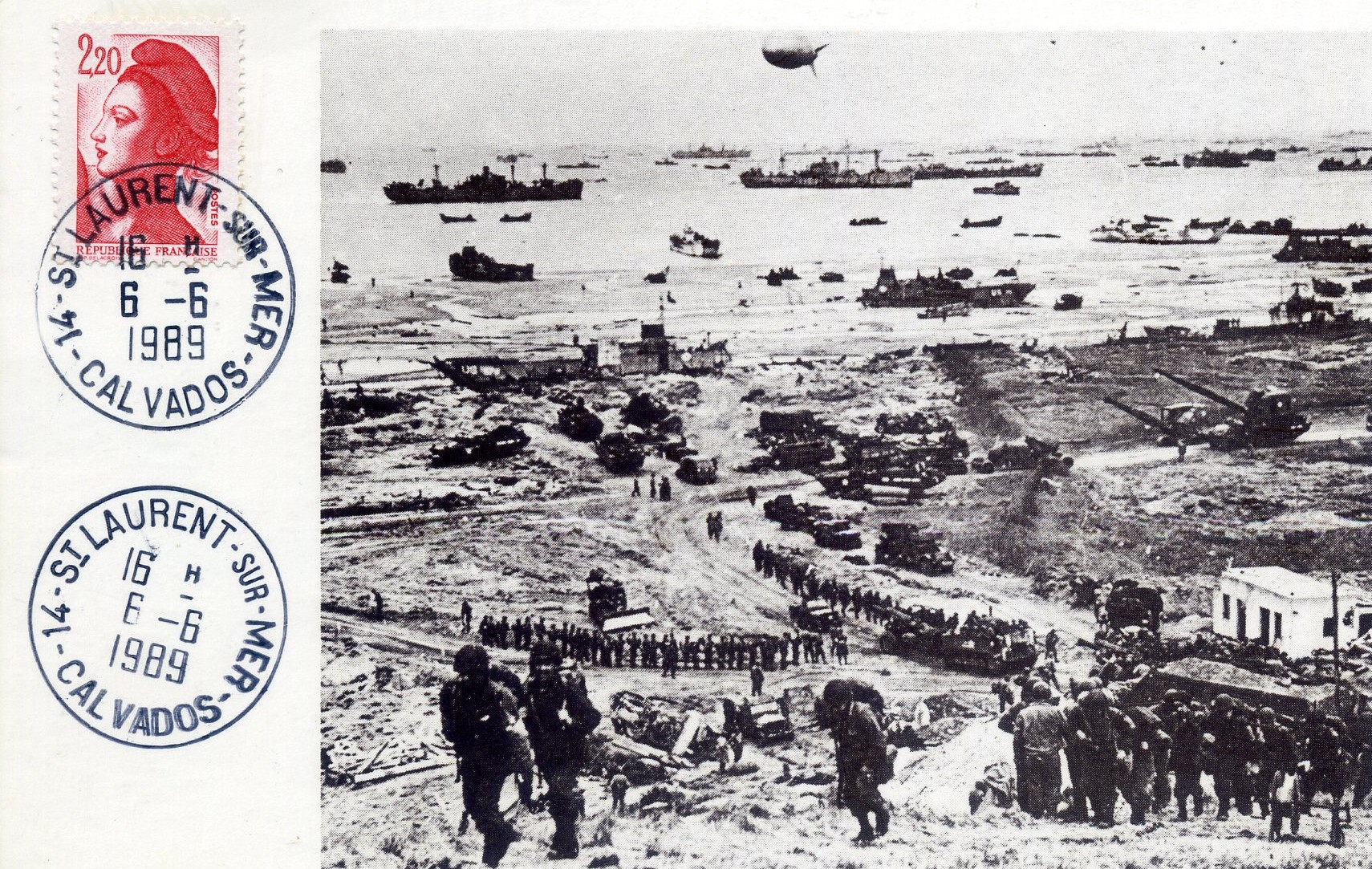 140 -  Les renforts en hommes et en matriels ne cessent d'affluer sur les plages 9