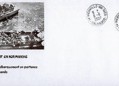 50 -  Les oprations terrestres : Les soldats amricains prennent place dans les pniches de dbarquement 4