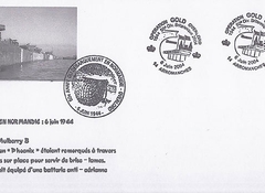 98 - Les lieux du dbarquement : Arromanches, les lments  d'assemblage du port artificiel 4