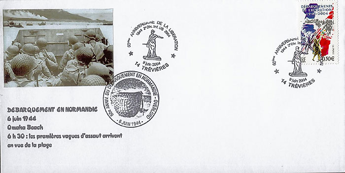 55 - Les oprations terrestres : Les premires vagues d'assaut arrivent en vue des plages,  l'abri derrire le blindage des barges 2