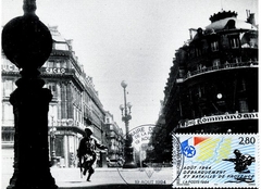 30 -  Le premier soldat de la 2me DB entre dans la capitale