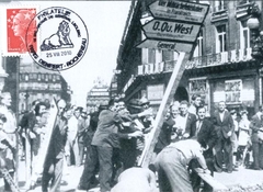 68 -  La fin de l'ocupation allemande : la destruction des panneaux 5