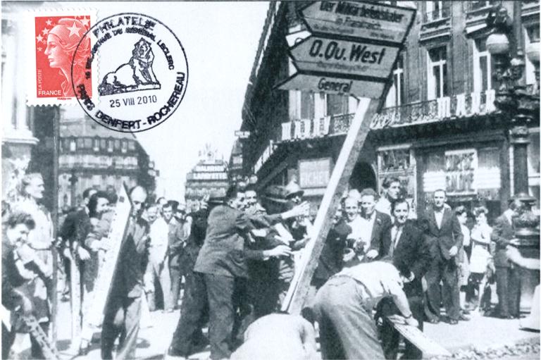 68 -  La fin de l'ocupation allemande : la destruction des panneaux 5