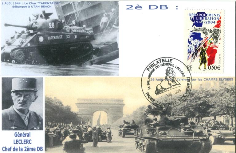 91 -  La 2me DB participe  la libration du territoire