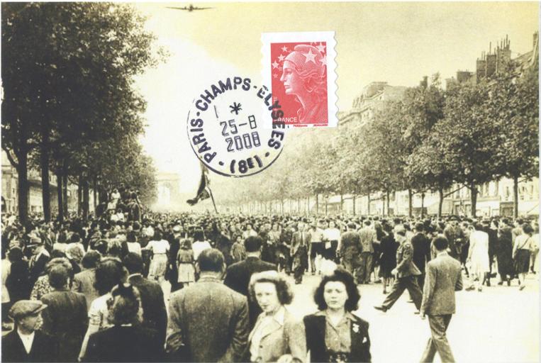106 -  Les Champs Elyses envahis par la foule
