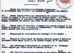 71 - Convention de reddition du gnral Von Choltitz