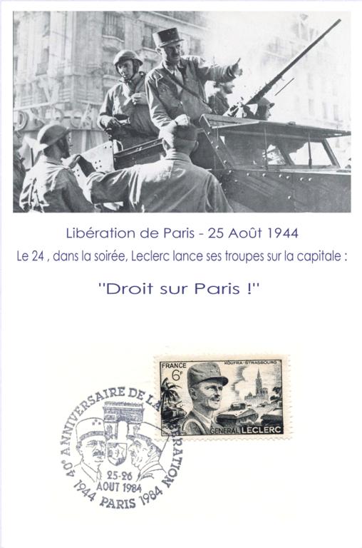 29 - Leclerc ordonne  ses troupes de foncer sur Paris
