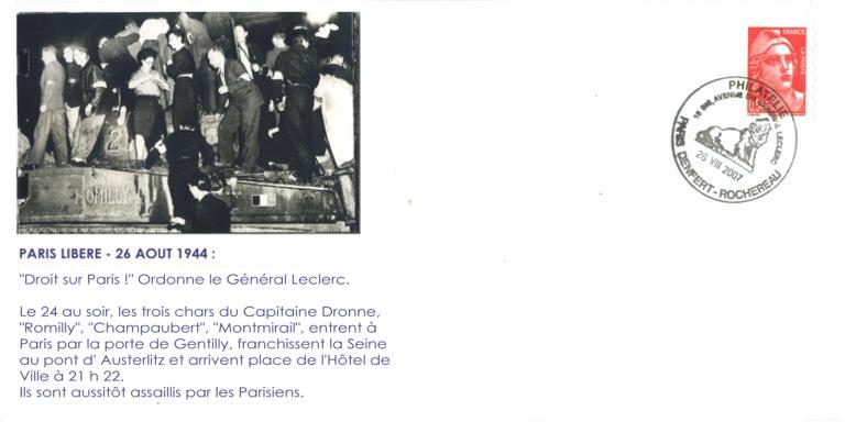 39 -  L'entre triomphale de la 2me DB dans la capitale 1