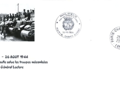 93 - Le Gnral de Gaulle salue la 2me DB 1